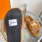 Hermes 23fw Women Winter Slippers Size 36-40 - Image 9