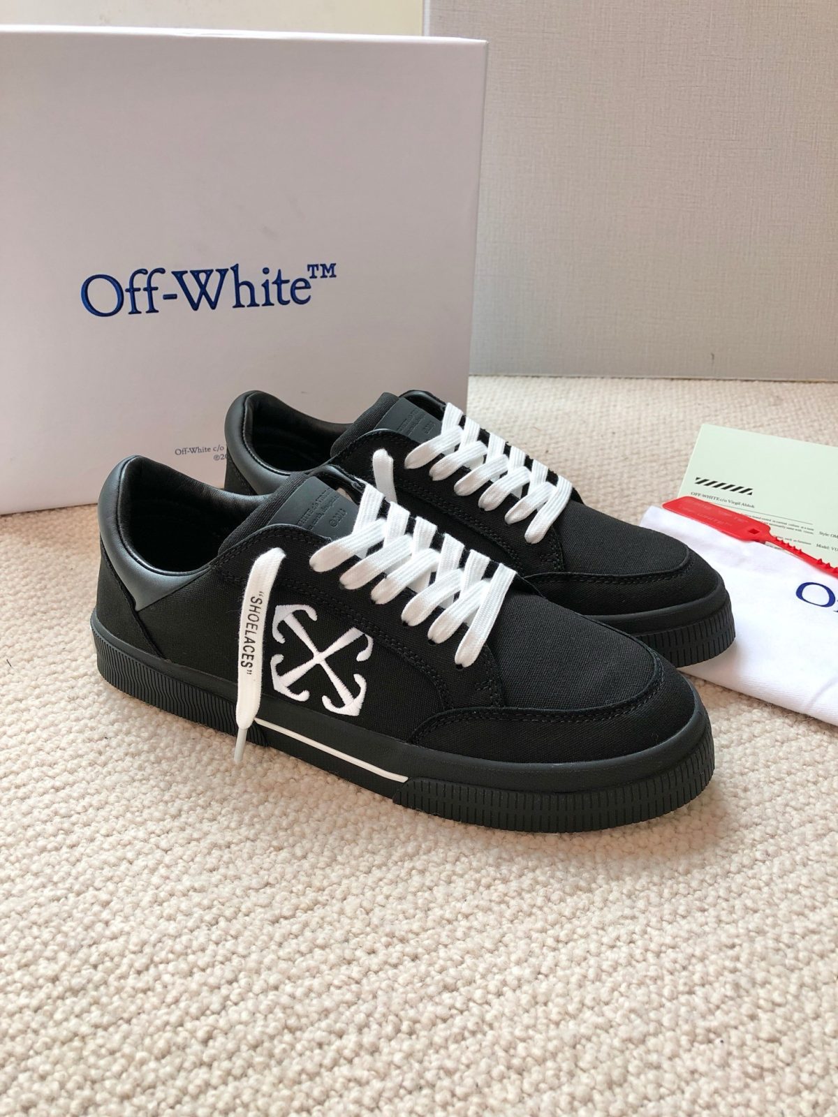 OFF White 2024ss New Low Vulcanized Sneaker Size 36-45 - Image 9