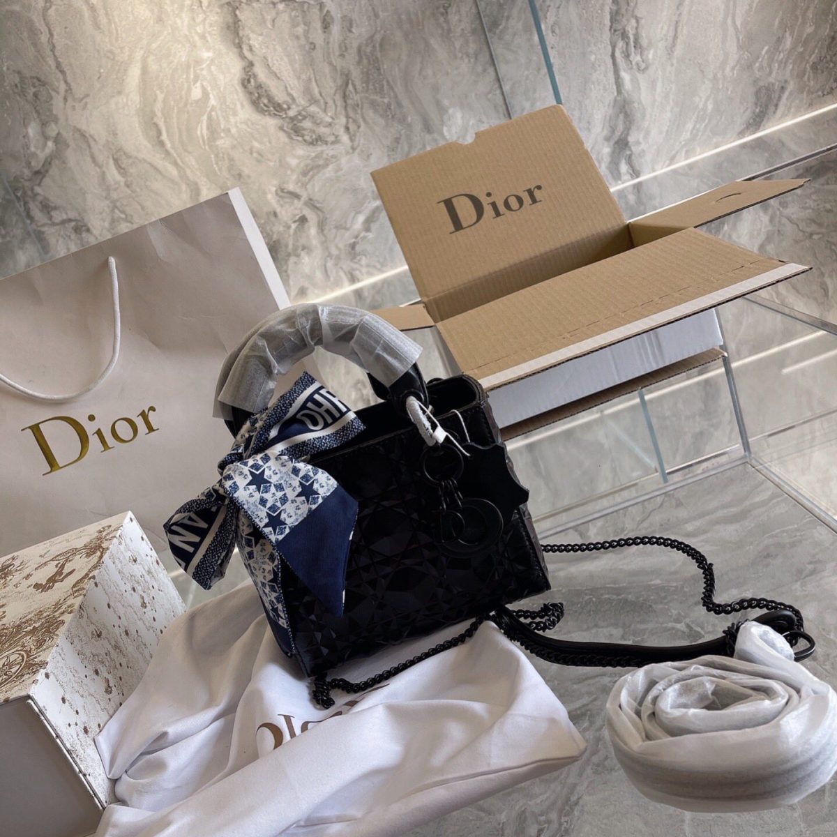 Dior Lady 2022SS Women Shoulder Bags 17cm - Image 1