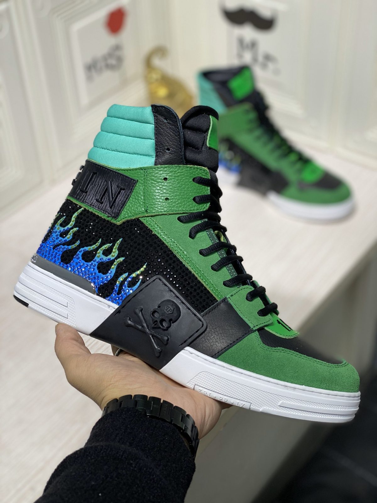 Philipp Plein Mens Outdoor Sneakers Shoes 38 - 45 - Image 7