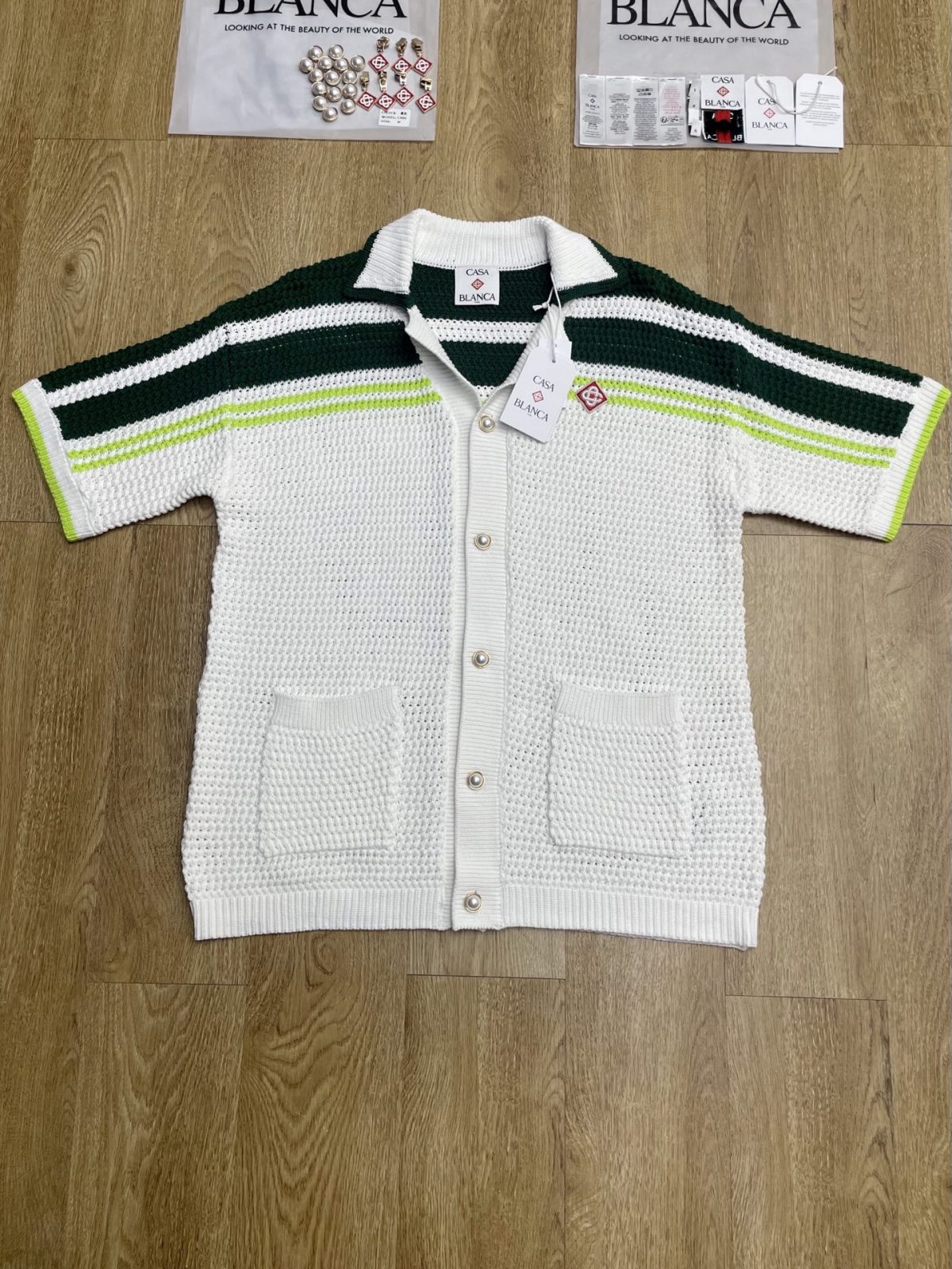 Casablanca Polo Shirt Size S-XL - Image 1
