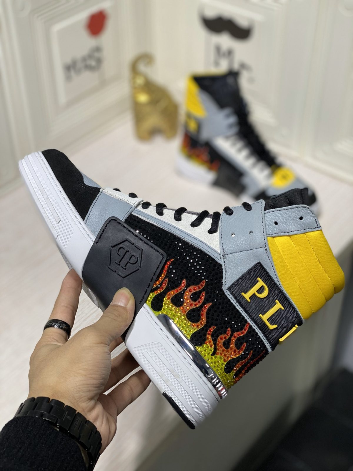 Philipp Plein Mens Outdoor Sneakers Shoes 38 - 45 - Image 2