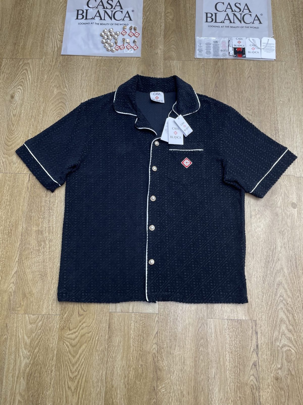 Casablanca Polo Shirt Size S-XL - Image 1