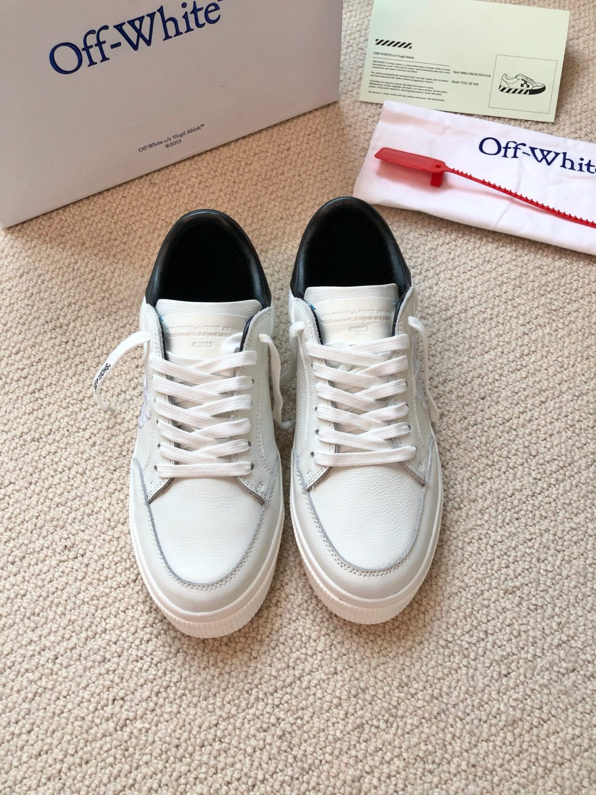 OFF White 2024ss New Low Vulcanized Sneaker Size 36-45 - Image 7