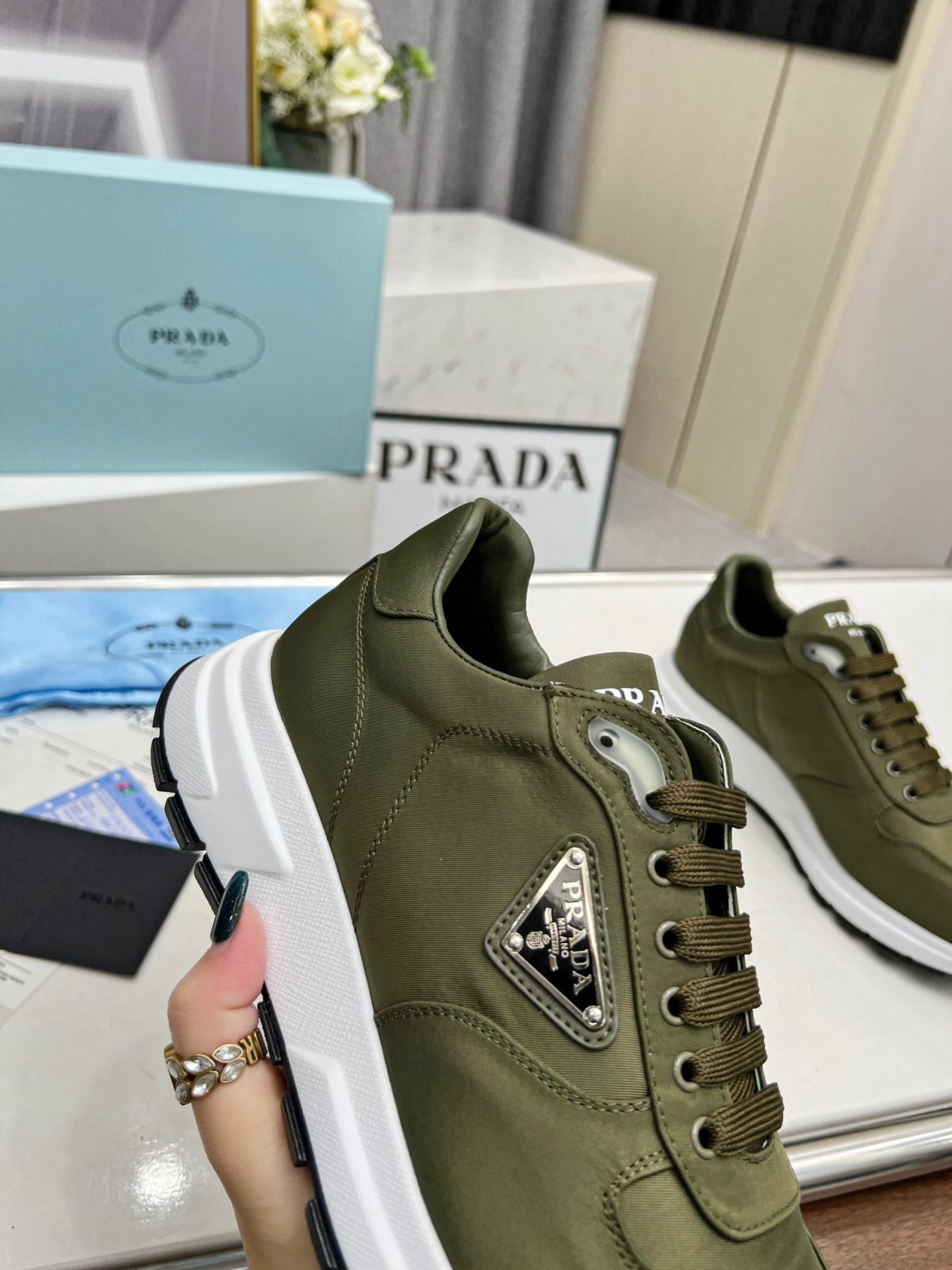 Prada 2024 New Prax 01 Re-Nylon Sneaker Size 36-46 - Image 7