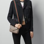Gucci Ophidia Shoulder Bags 13*22*4cm
