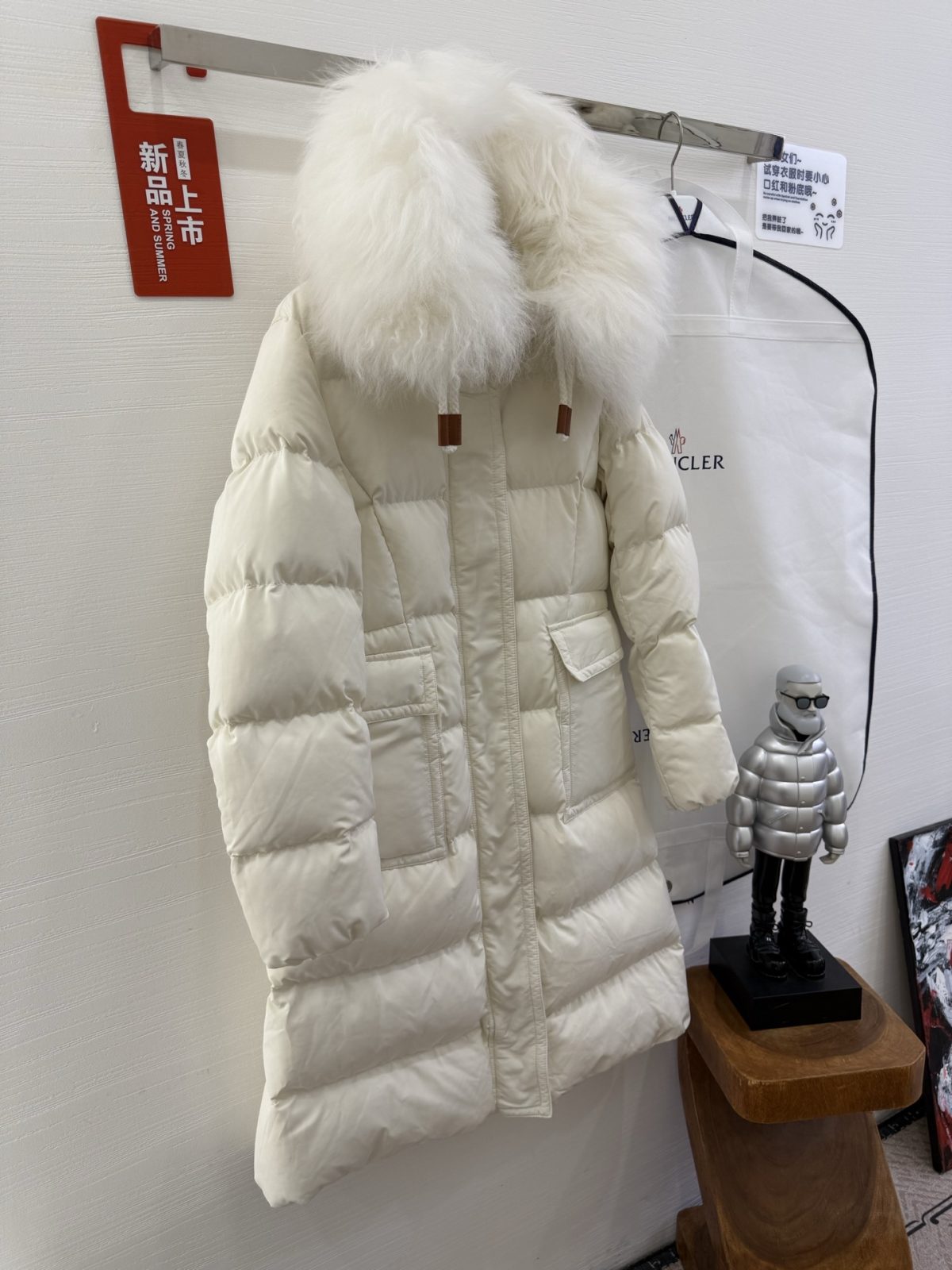 Moncler Women Bosona Long Down Jacket Size S-XL - Image 4