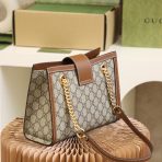 Gucci GG Supreme Padlock Women Shoulder Bags Size 26*18*10cm - Image 6