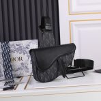 Dior 2022SS Pre-Fall Saddle Men Shoulder Bags 20*28.6*5cm