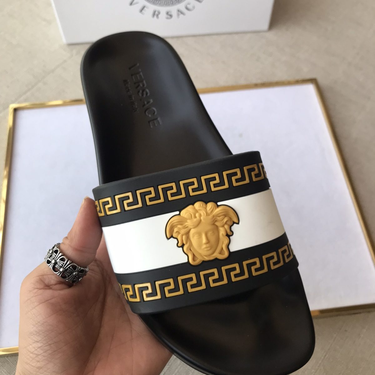 Versace Mens Women Sandals Gr. 36-46 - Image 5
