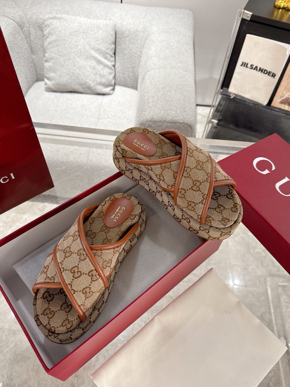 Gucci Platform Sandal Slippers Size 36-44 - Image 5