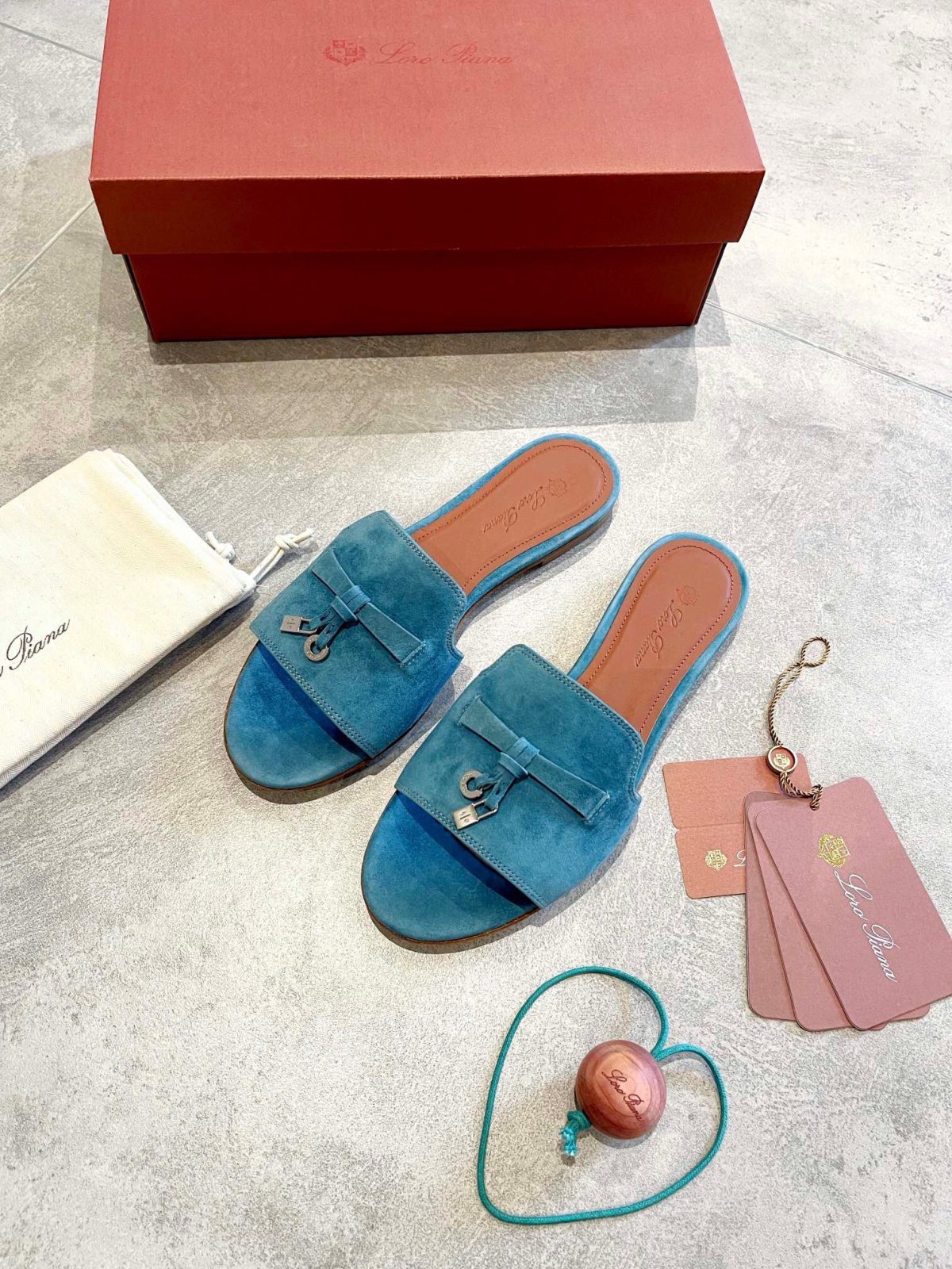 Loro Piana Charms Slipper Women Slippers Size 36-41 - Image 6