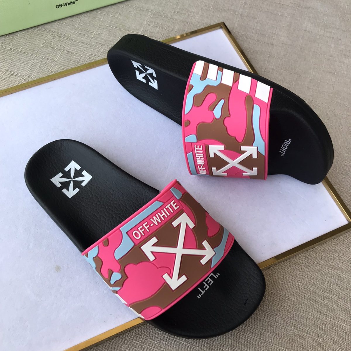 OFF White Mens Women Sandals Gr. 36-46 - Image 9
