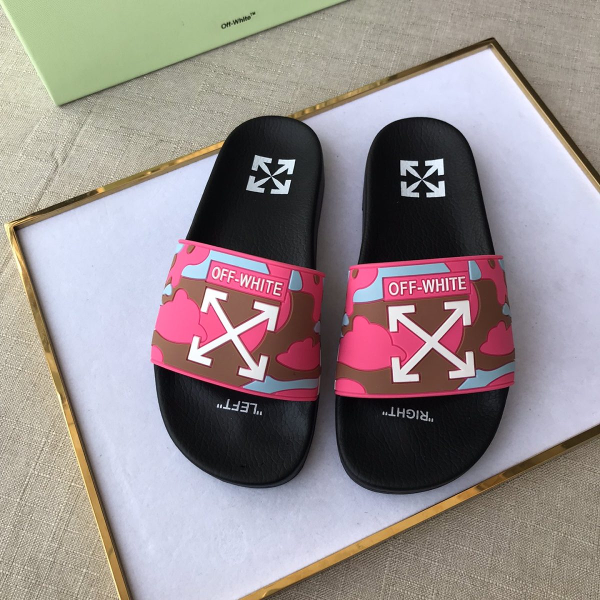 OFF White Mens Women Sandals Gr. 36-46 - Image 2