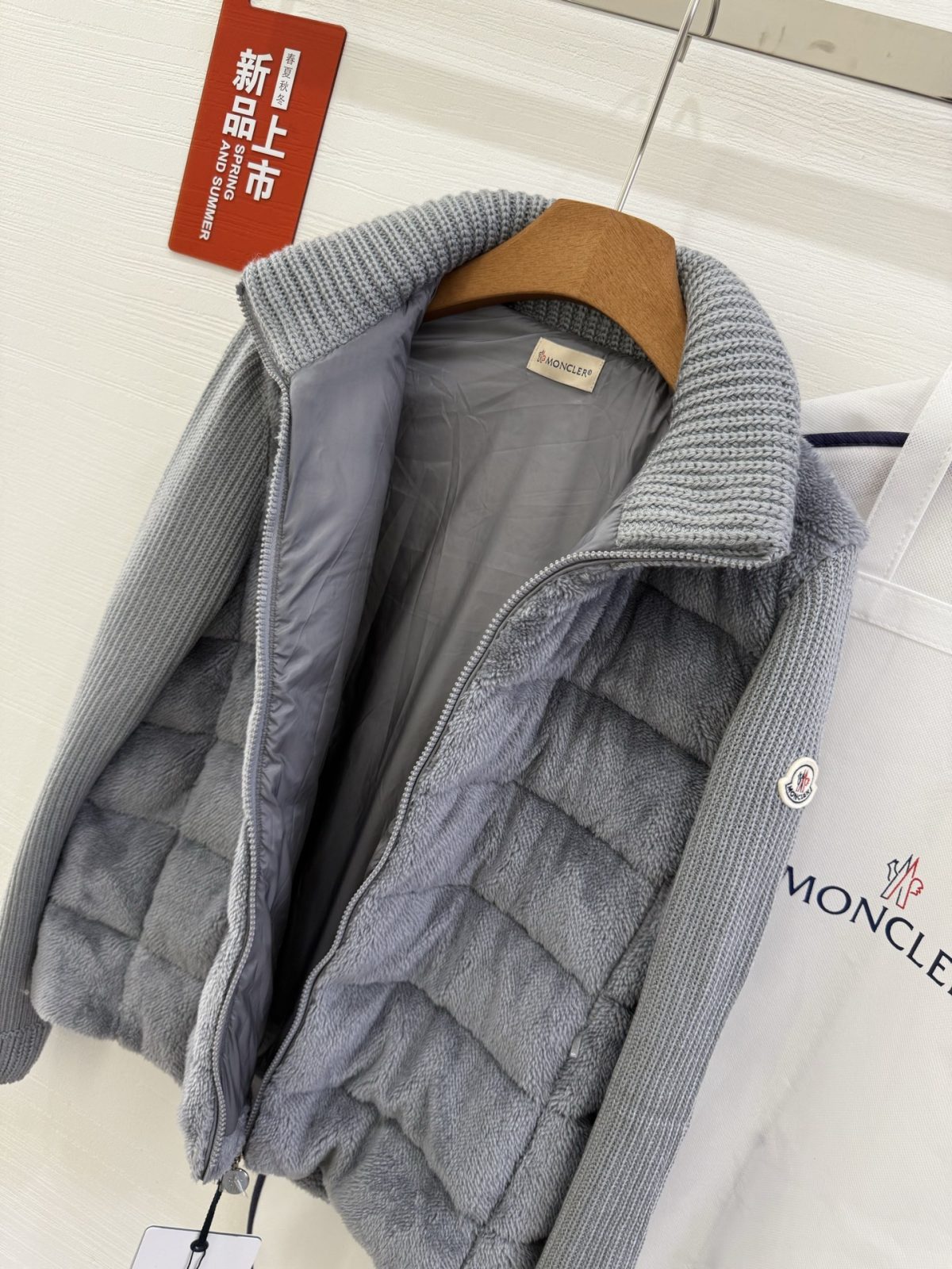 Moncler 25SS Teddy bear fur Women Down Jacket Size S-XL - Image 9