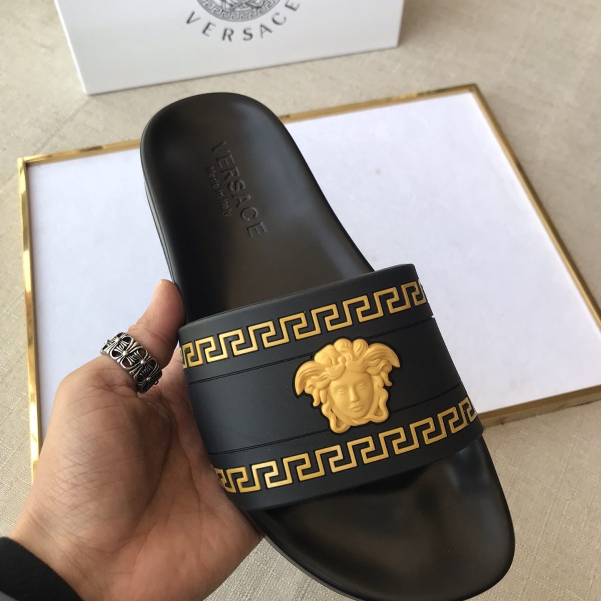 Versace Mens Women Sandals Gr. 36-46 - Image 5