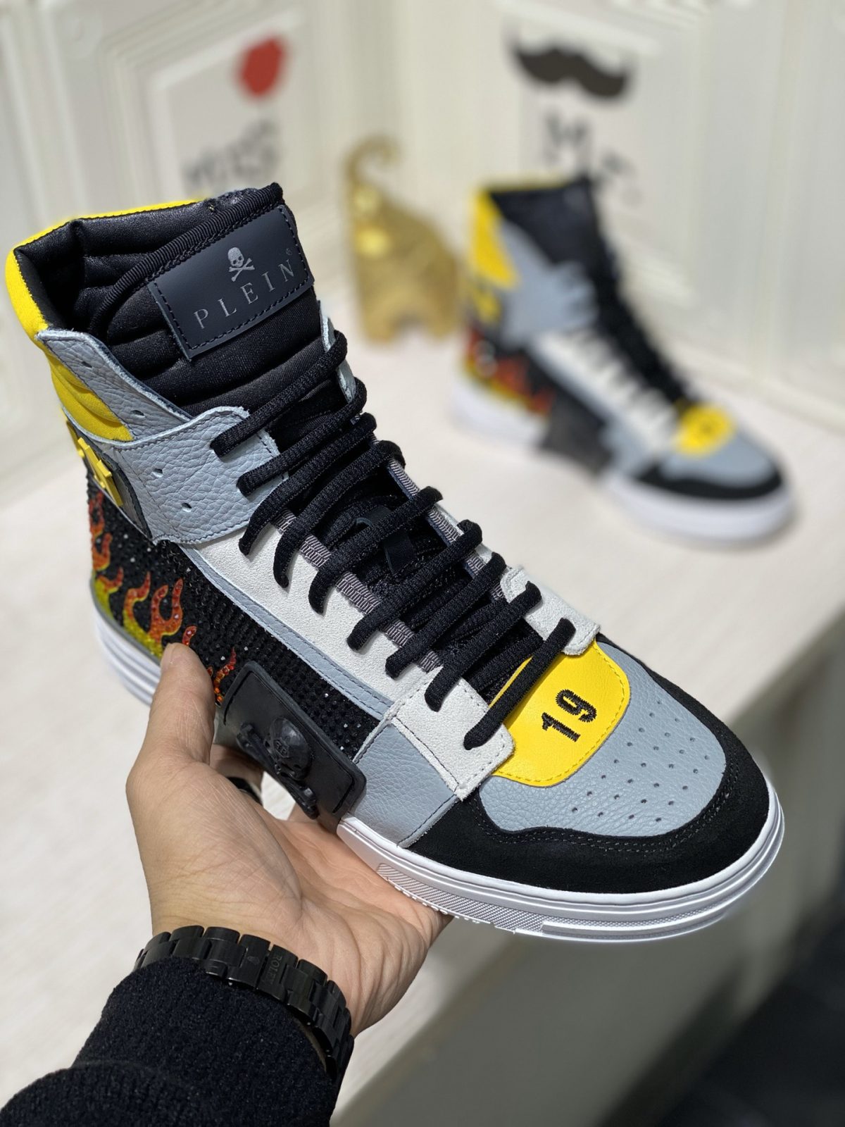 Philipp Plein Mens Outdoor Sneakers Shoes 38 - 45 - Image 8