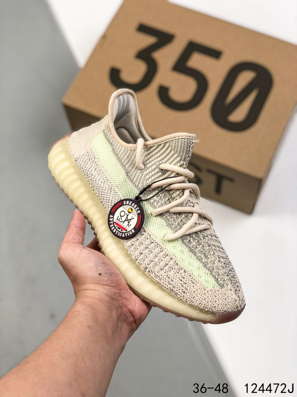 Yeezy 350 Boost 350 V2 Mens/Women Sneakers Shoes Light Brown 36 - 45 - Image 1