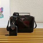Prada 2VH069 Brique Leather Bags for Men Size 22*16*6cm - Image 2
