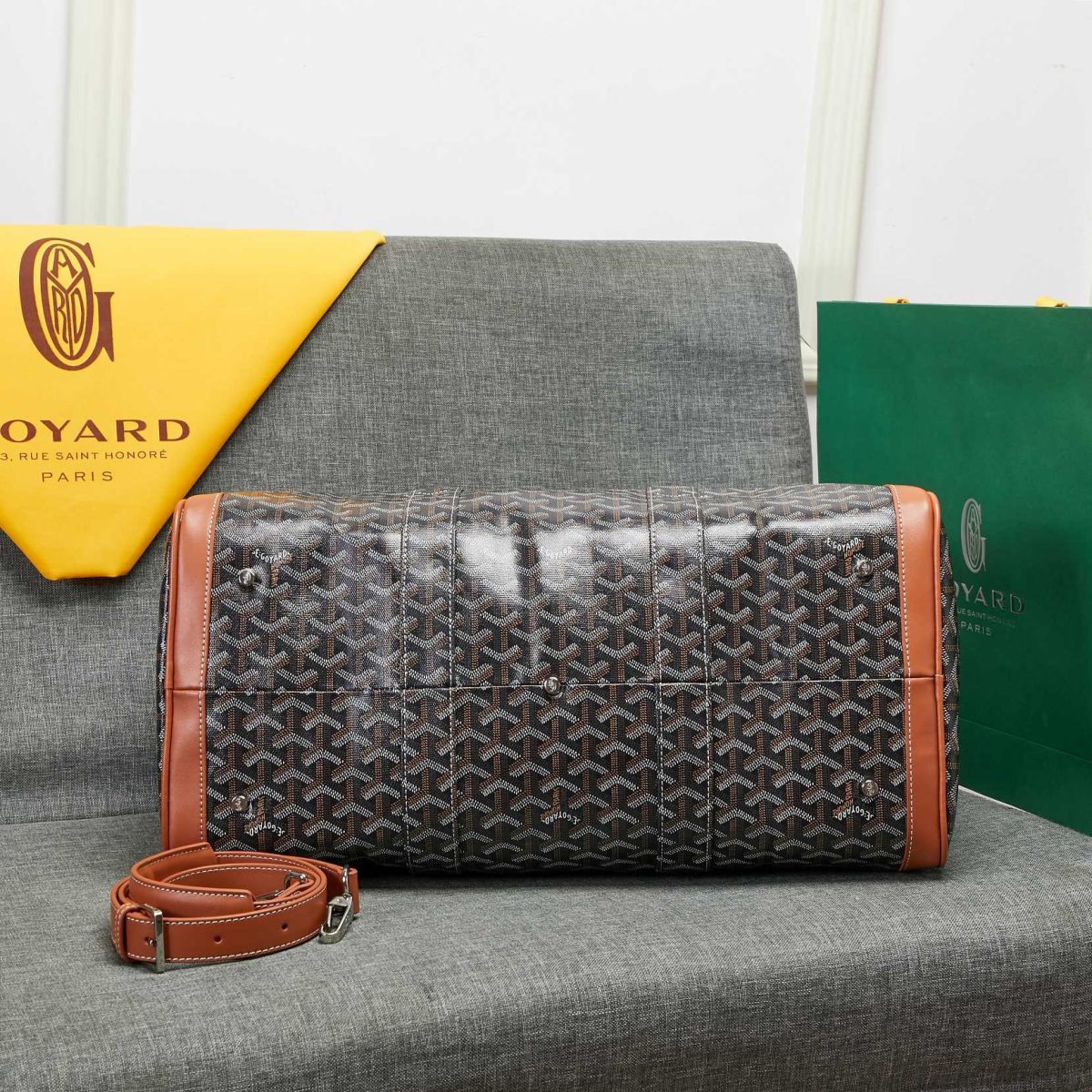 Goyard Bowling Travel Bags Size 48*28*22cm - Image 5