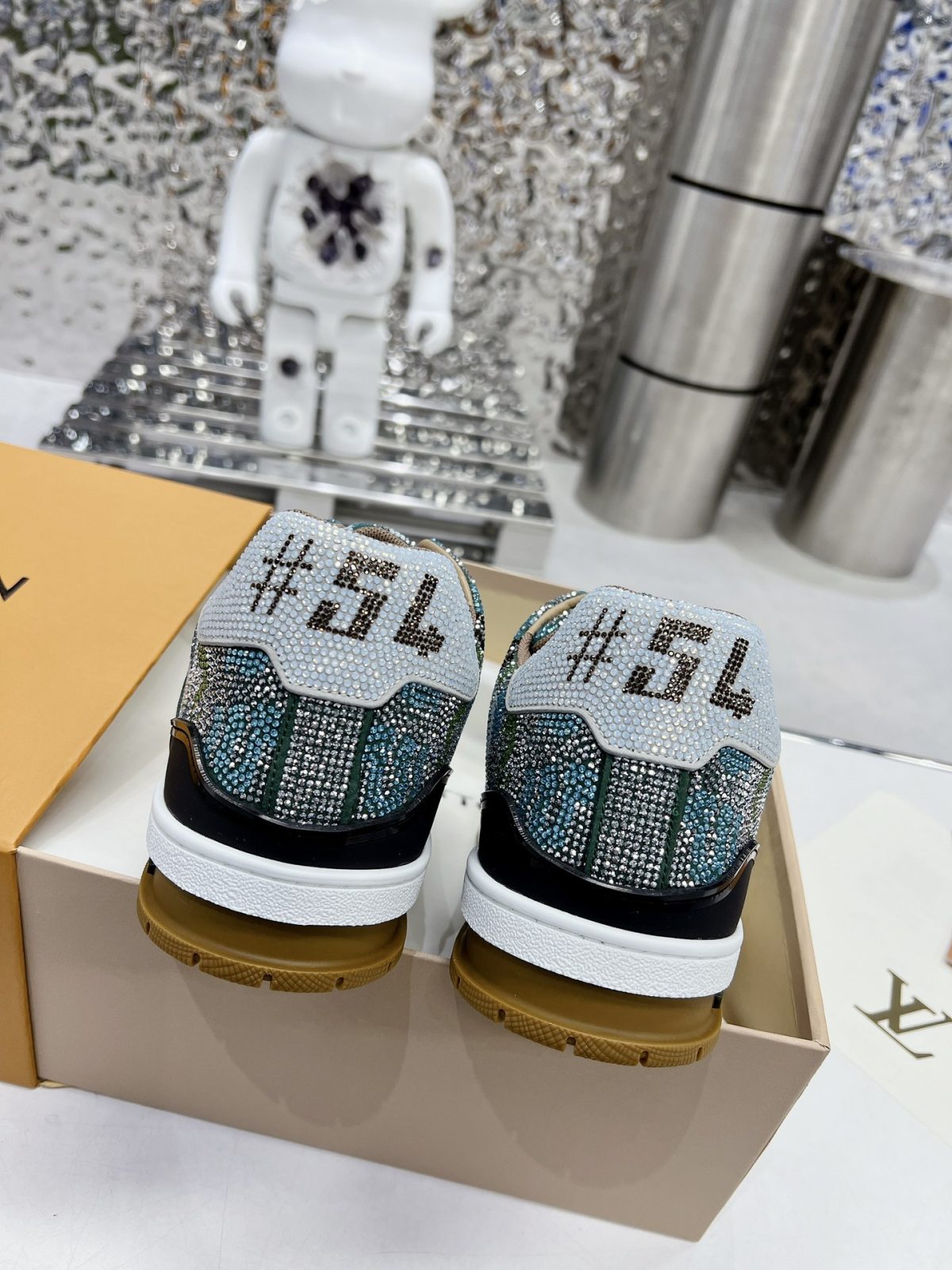 Louis Vuitton LV Trainer Diamond Sneaker Size 36-46 - Image 9