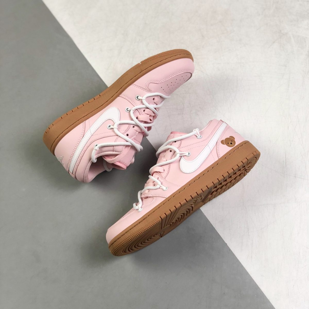 Nike Air Jordan 1 x OFF White Low Top Sneakers Shoes Gr. 36-46 - Image 5