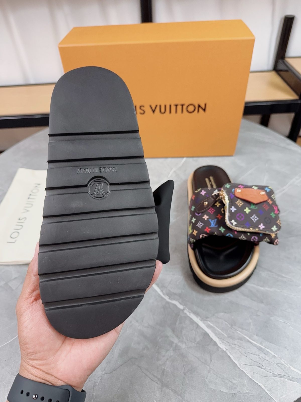 Louis Vuitton Pool Pillow Flat Comfort Slippers Size 36-46 - Image 5
