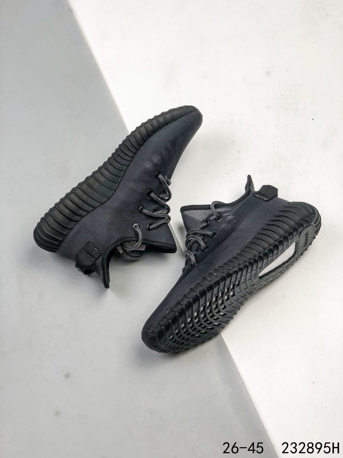 Yeezy 350 Boost 350 V2 Mono Lce Mens/Women Sneakers Shoes Black 36 - 45 - Image 5