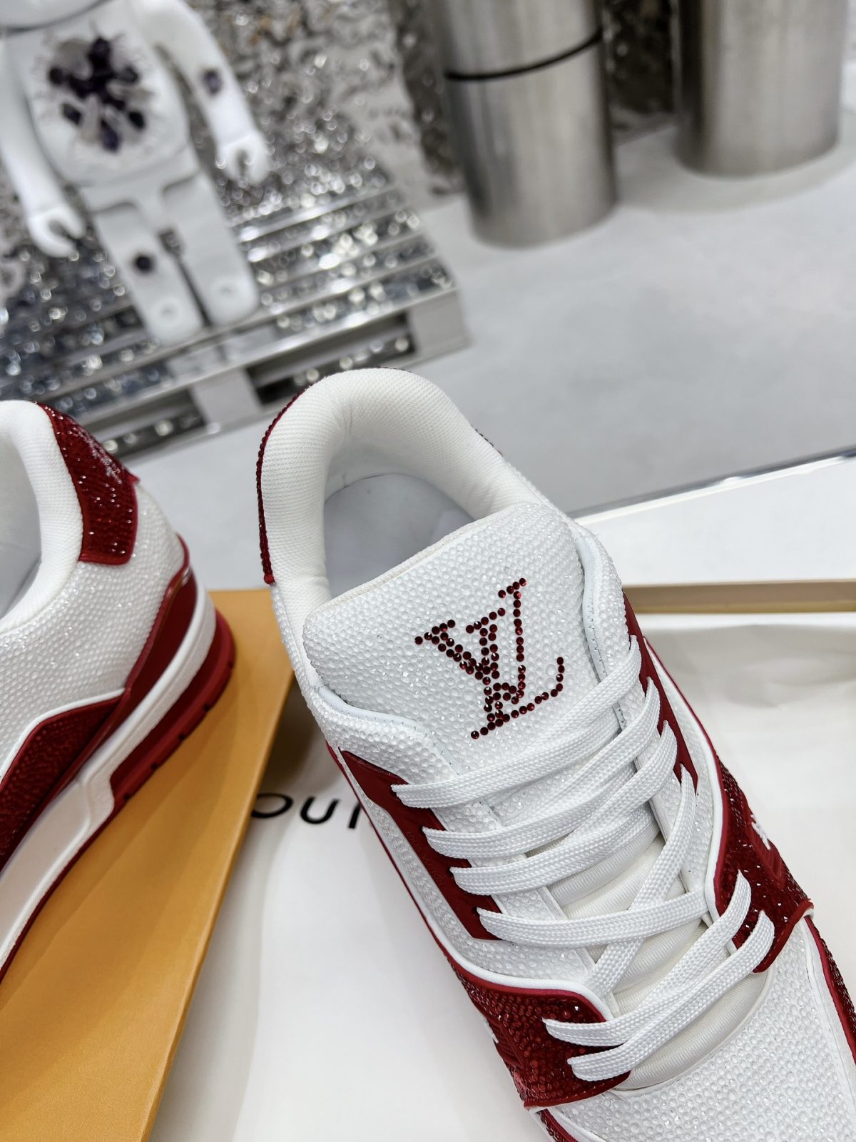 Louis Vuitton LV Trainer Diamond Sneaker Size 36-46 - Image 6