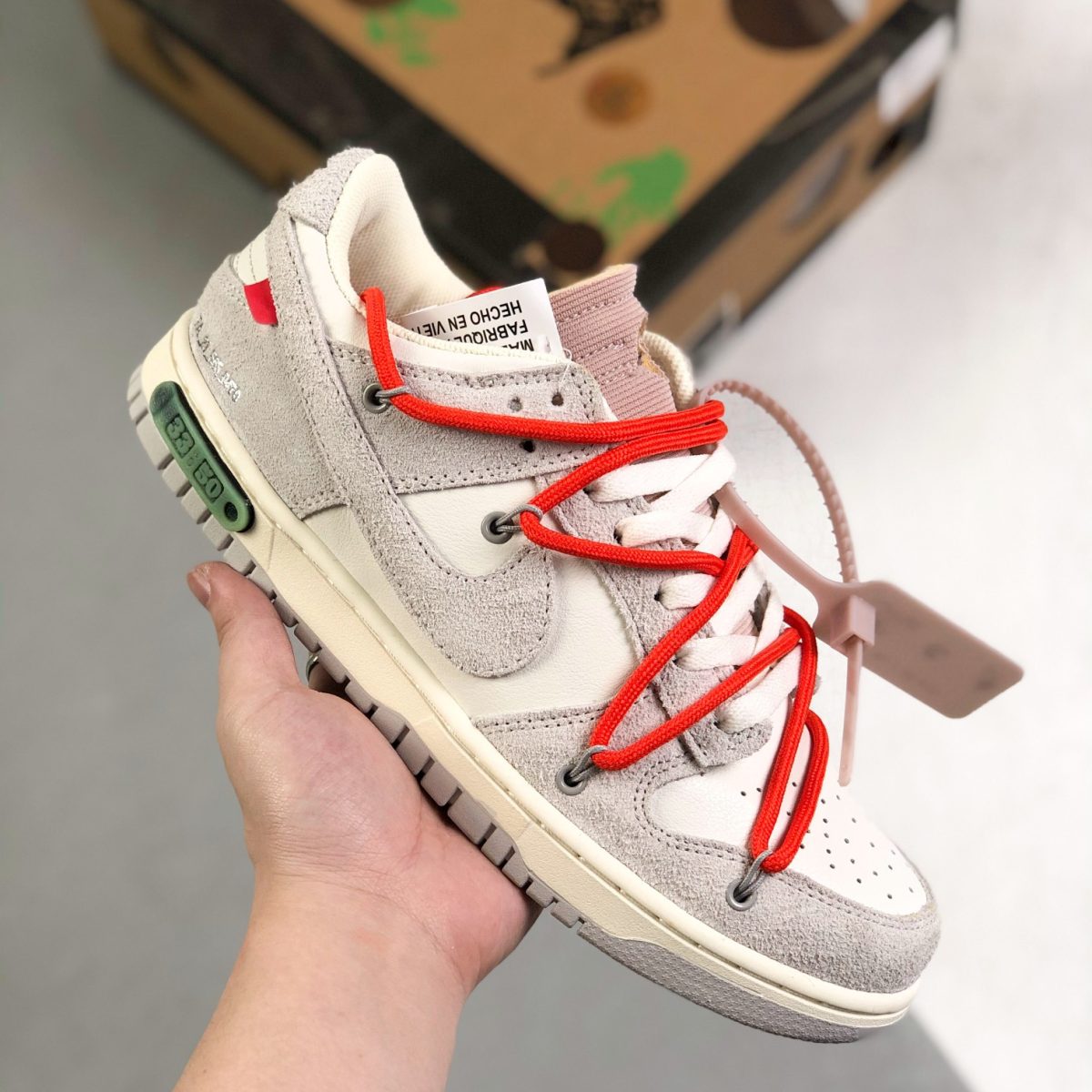 Nike Dunk Low x OFF White Top Sneakers  Gr. 36-45 - Image 1
