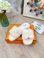 Hermes 23fw Women Winter Slippers Size 36-40 - Image 3