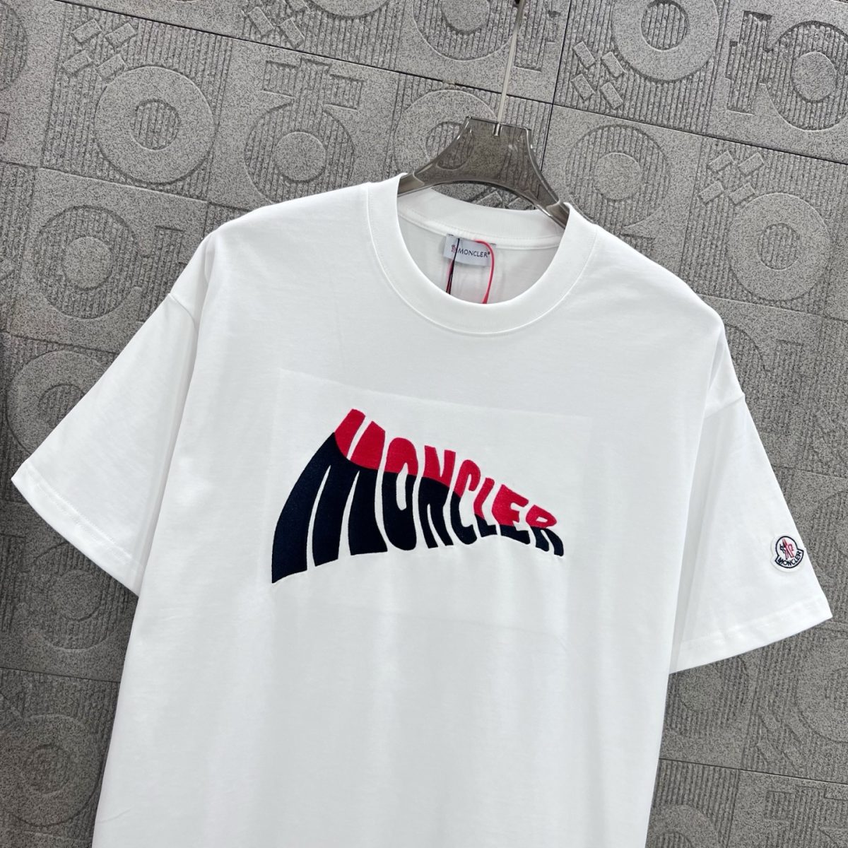 Moncler T Shirt  Embroider Logo Size XS-L - Image 5
