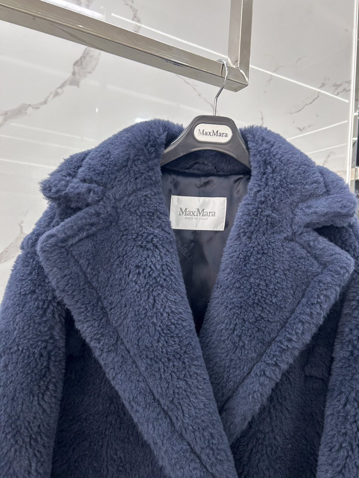 Max Mara Teddy fur long coat Size XS-M - Image 3