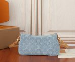 Louis Vuitton M83532 Liv Pochette Denim Cowboy Shoulder Bag Size 24.5*13.5*6.5cm - Image 3
