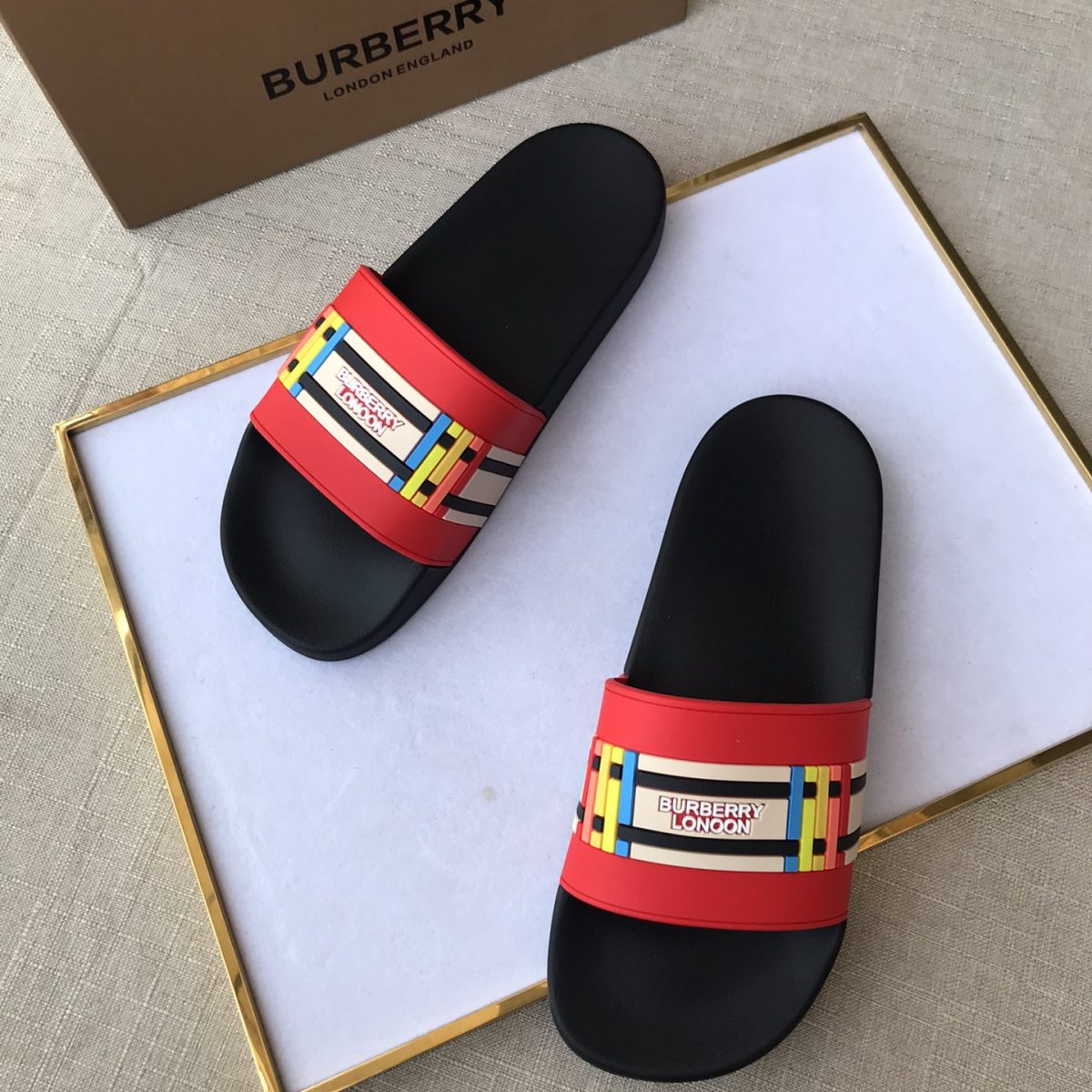 Burberry Mens Women Sandals Gr. 36-46 - Image 8