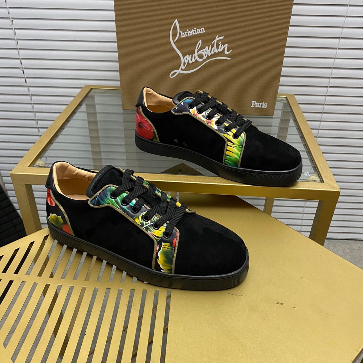 Christian Louboutin Louis Junior Sneaker Size 36-46  9-Color - Image 1