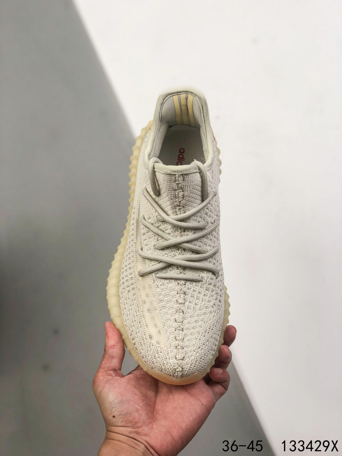 Yeezy 350 Boost 350 V2 Mens/Women Sneakers Shoes Light Yellow 36 - 45 - Image 3