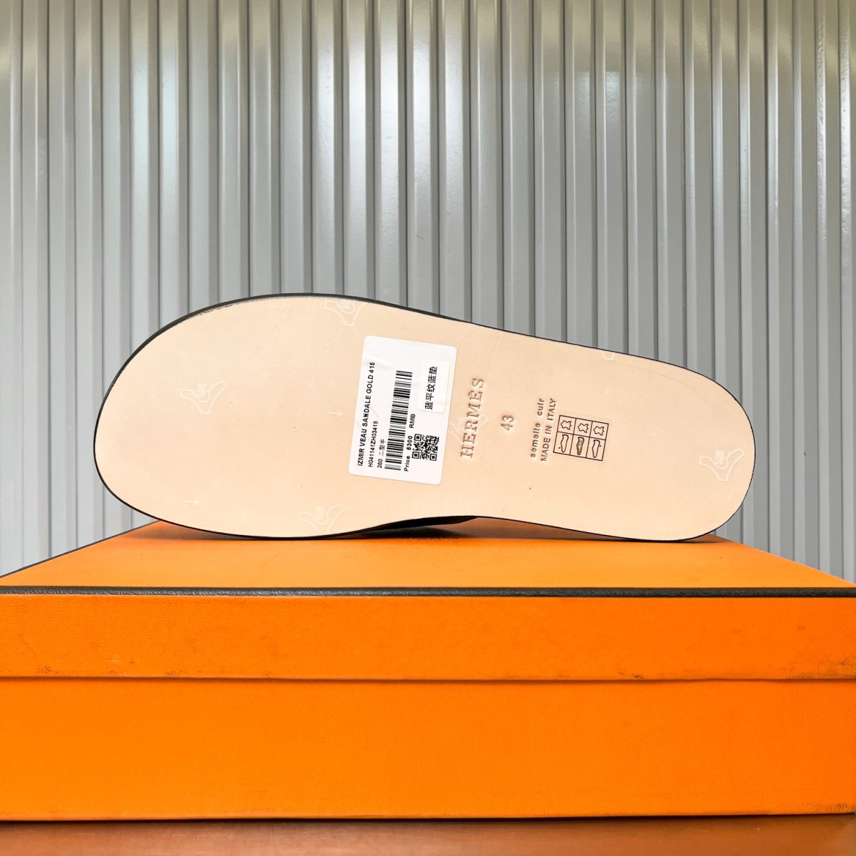 Hermes lzmir Sandals Size 40-45 - Image 6