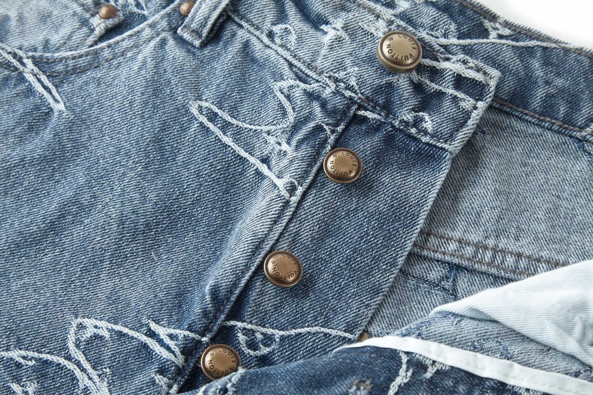 Louis Vuitton X Nigo Unisex Jeans Size S-XL - Image 9