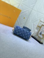 Louis Vuitton M82950 Nano Speedy Denim Cowboy Shoulder Bags Size 16*7*10cm - Image 4