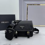 Prada 2VD034 Re-Nylon and Saffiano Leather Shoulder Bags Size 22*16*8.5cm - Image 3