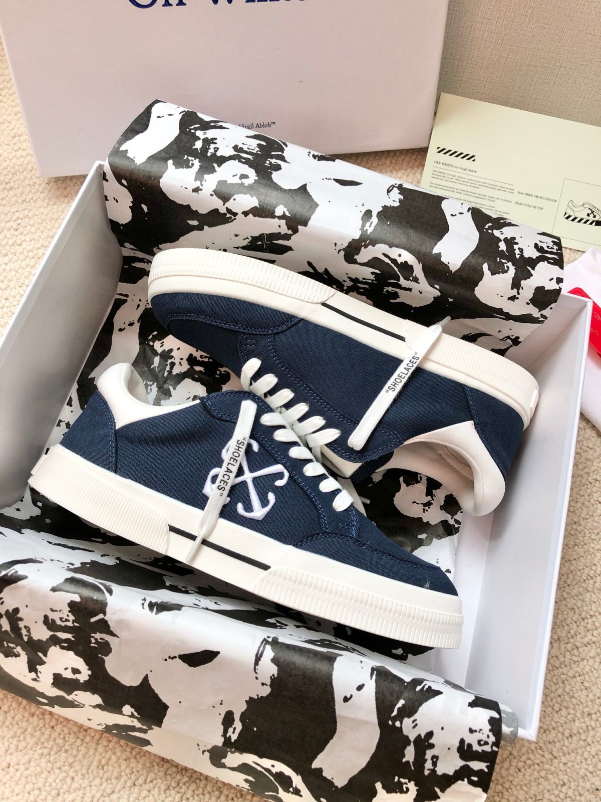 OFF White 2024ss New Low Vulcanized Sneaker Size 36-45 - Image 8