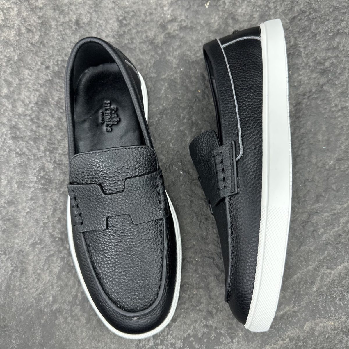 Hermes Job Unisex Loafers Size 35-46 - Image 4