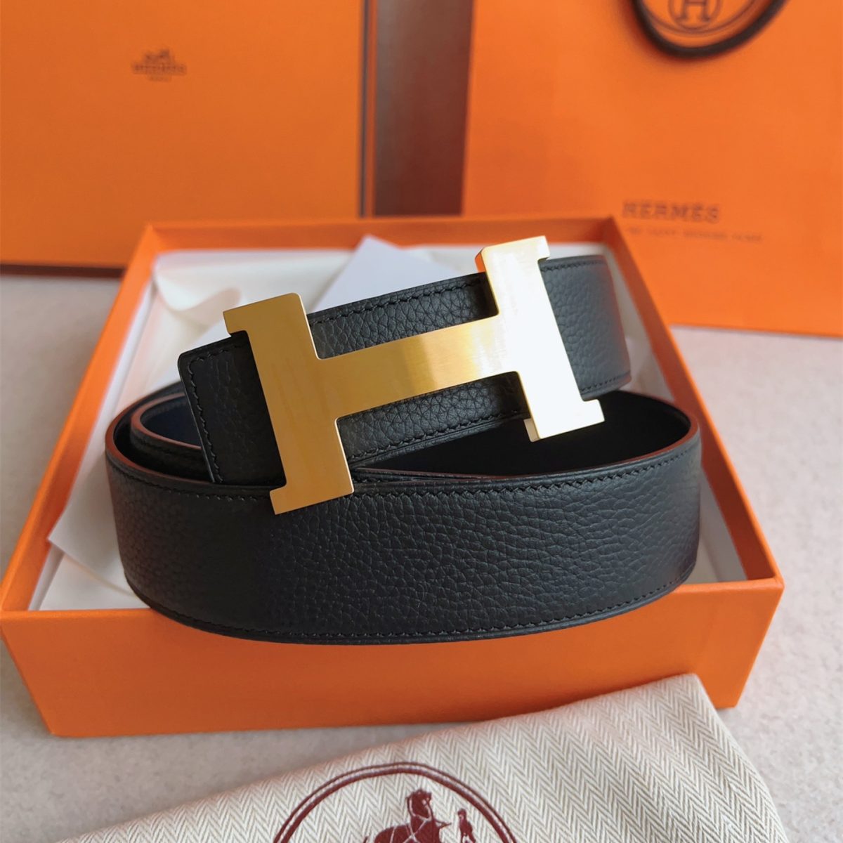 Hermes Men Belt Width 3.8cm - Image 1