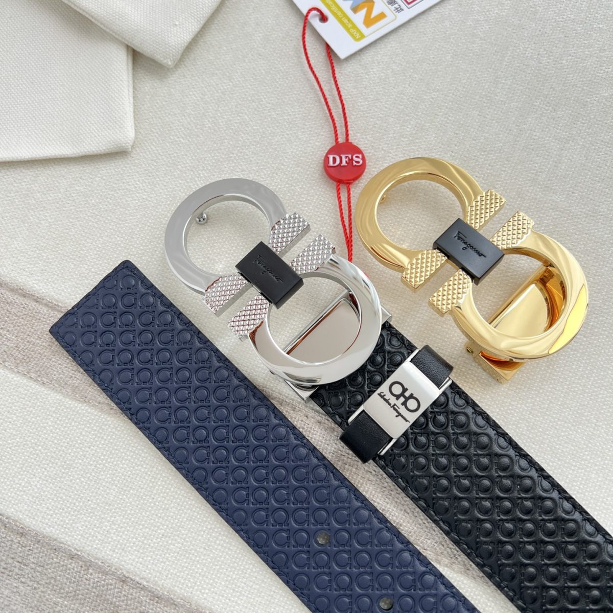 Ferragamo Men Belt Width 3.5cm - Image 1