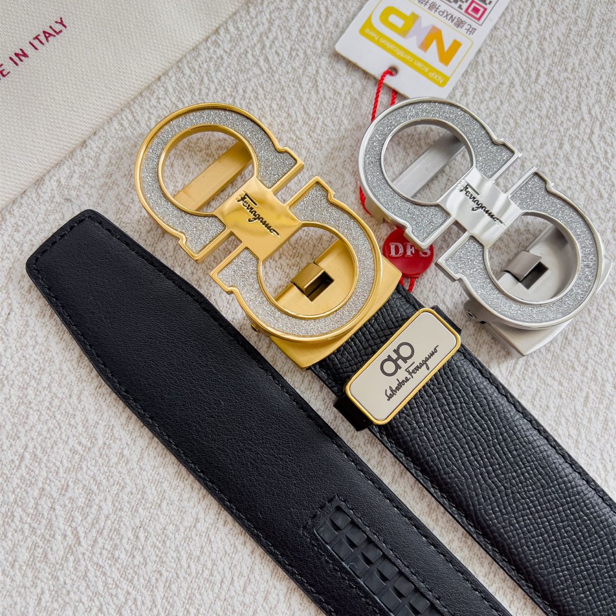 Ferragamo Men Belt Width 3.5cm - Image 1