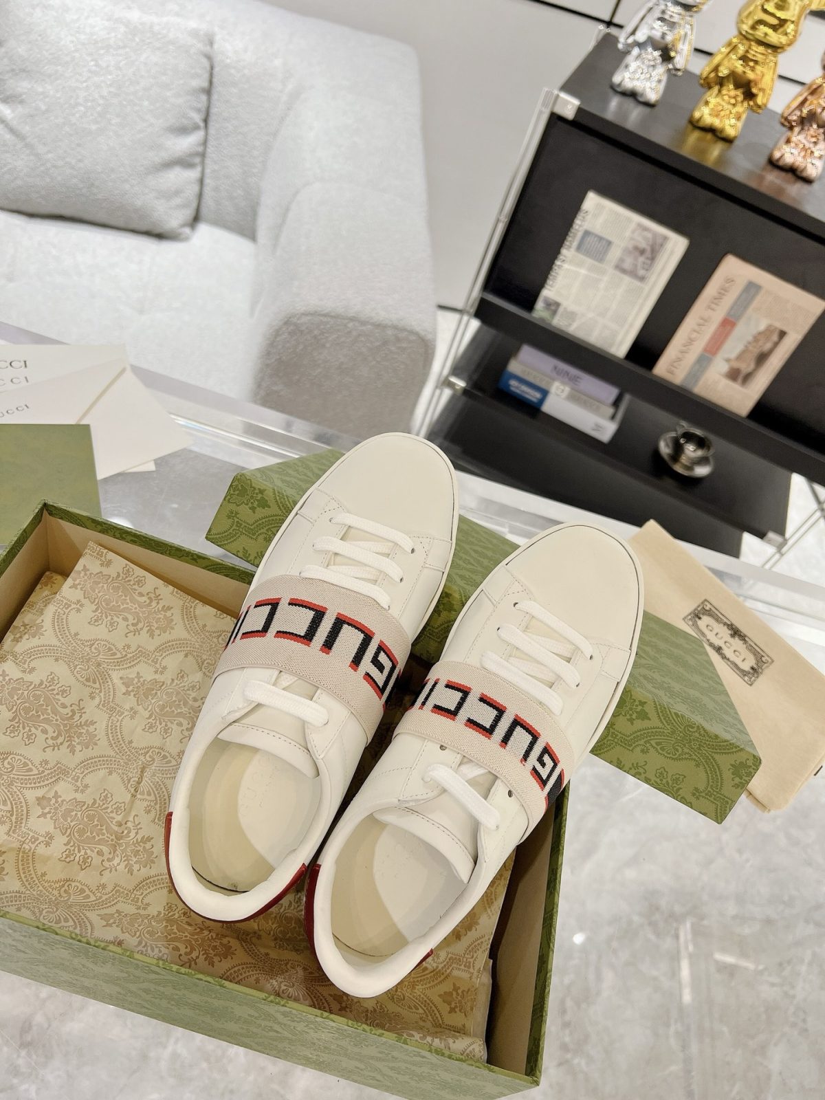 Gucci Ace women Sneaker Size 37 - Image 8