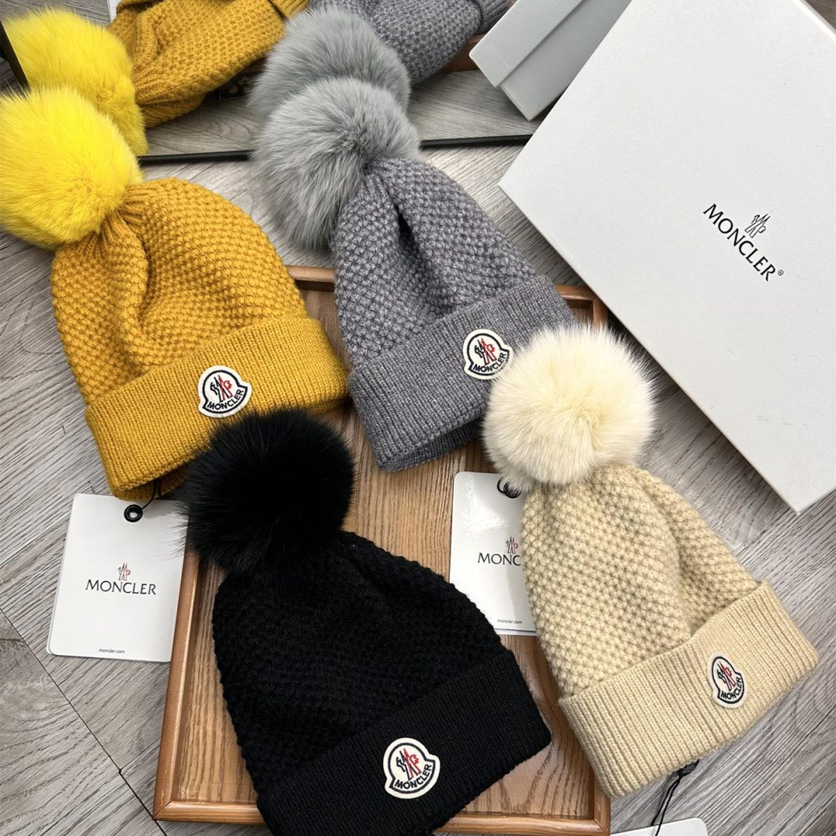 Moncler Knitted Hat 4-Color - Image 1