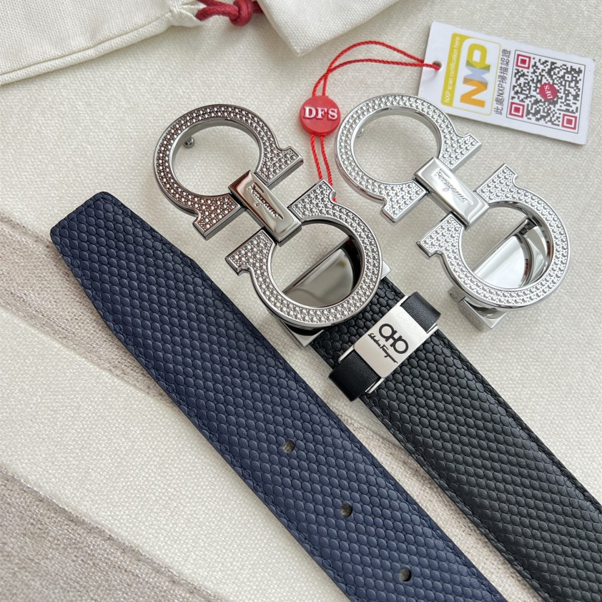 Ferragamo Men Belt Width 3.5cm - Image 1