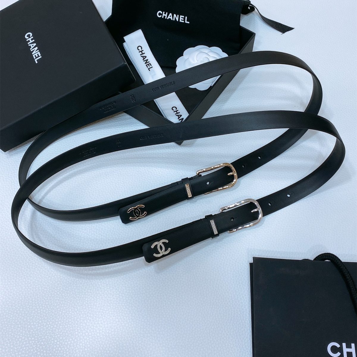 Chanel Women Belt Width 2cm - Image 1